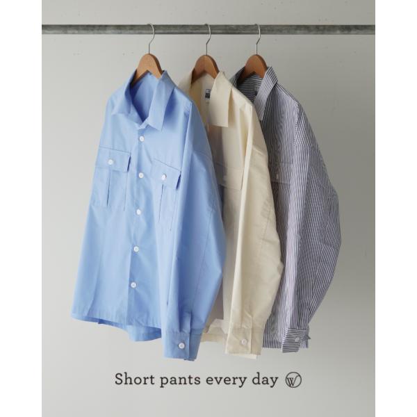 ショートパンツエブリデイ Short pants every day ルーズシャツ ロングスリーブ ...