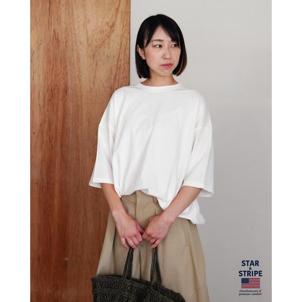 スターアンドストライプ STAR &amp; STRIPE Tシャツ ルーズTシャツ レディース LOOSE...