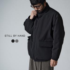 スティルバイハンド STILL BY HAND スタンドカラー シンサレート ブルゾン ジャンパー アウター メンズ 2023秋冬 BL01233｜crouka