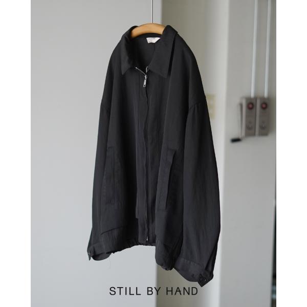 SALE！スティルバイハンド STILL BY HAND ブルゾン ピグメントプリント ジップアップ...