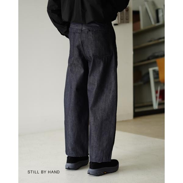 【ポイント10倍】スティルバイハンド STILL BY HAND デニム ディープタックワイドデニム...