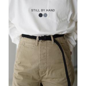 スティルバイハンド STILL BY HAND ストレッチャブル リング ベルト Stretchable ring belt ブラック グレー 黒 灰 ユニセックス 2024春夏 GD05241｜crouka