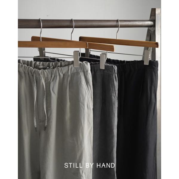 スティルバイハンド STILL BY HAND ボトムス ピグメントプリント イージーパンツ メンズ...