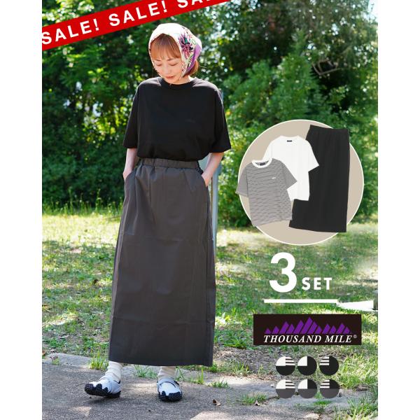 SALE！サウザンドマイル THOUSAND MILE【Crouka別注   3点セット】半袖Tシャ...