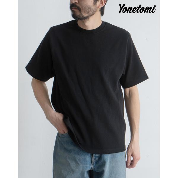 ヨネトミ Yonetomi リジッド シーアイランド コットン ヨコマルドニットTシャツ 95-25...