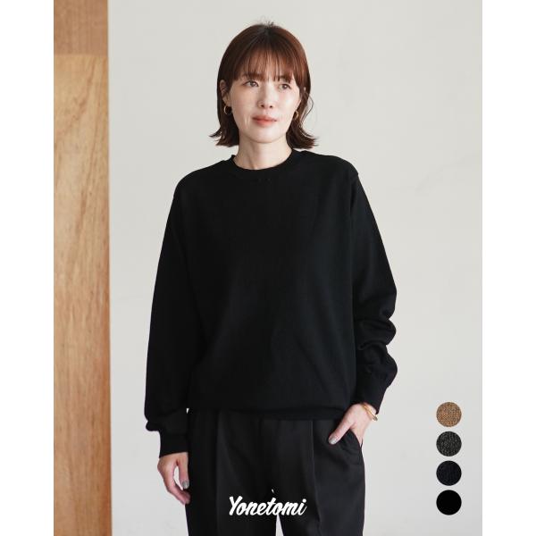 ヨネトミ  Yonetomi ニューベーシック NEW BASIC ニット プルオーバー ハイツイス...