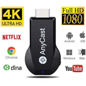 Anycast 4K HDMI ミラーキャスト クロームキャスト ドングルレシーバー