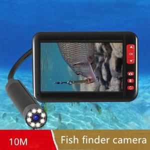 水中内視鏡検査カメラ、冬の氷釣りカムコーダー、魚ファインダー、4.3 "モニター、8mm、10m｜crowdshop
