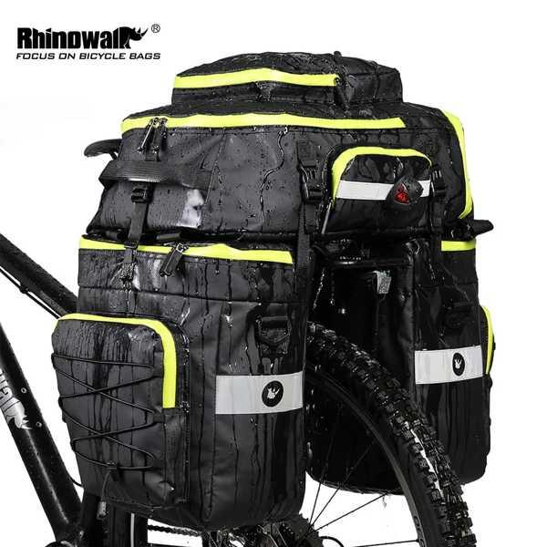 Rhinowalk-マウンテンバイクとロードバイク用の3-in-1自転車バッグ トランクバッグ 両面...