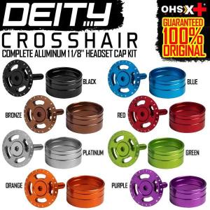 Deity-アルミニウム合金中空ヘッドセットカバー フロントフォークトップシール ステムカバー 変更アクセサリー mtb dh｜crowdshop