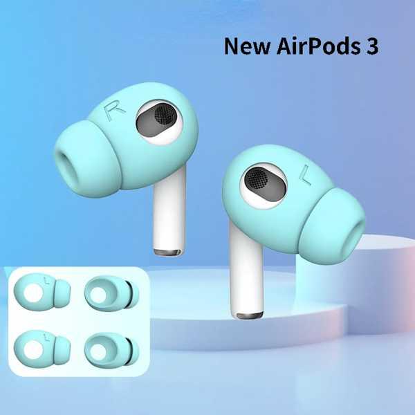 Apple Airpods 3シリコンイヤーチップ 滑り止めイヤーフック Appleイヤホン用アクセ...