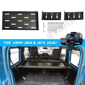 Suzuki jimny jb64 sierra jb74 2019 2023用の車のリアラック トランク用の収納ブラケット 内部アクセサリー｜crowdshop