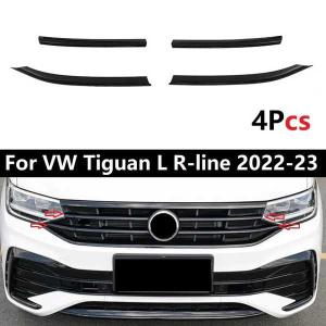 車のフロントバンパー メッシュバンパーグリッド グリル モールディングカバー vw tiuan l r-line 2022 2023 スタイリングアクセサリー｜crowdshop