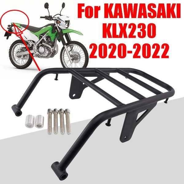 カワサキklx230 klx 230用モーターサイクルリアシートラゲッジラック 収納ボックス ブラケ...