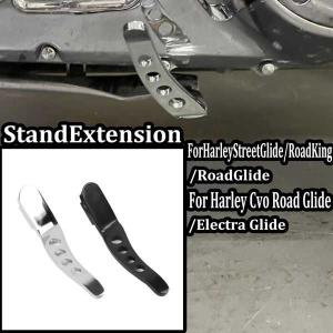 クロームモーターサイクルフットスタンド,エクステンションキット,ハーレーツーリング,ロードキングストリートグライド,CVO 1991-2024,新品