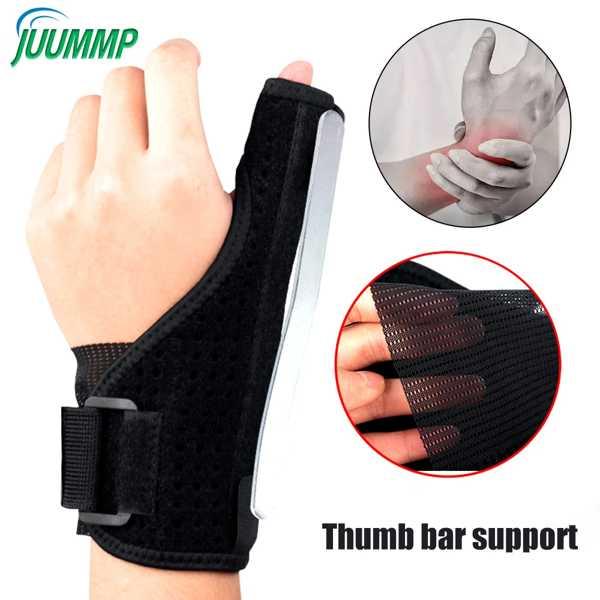 親指、トリガーフィンガー、痛みの緩和、関節炎のための1個の軽量で通気性のある親指と手首のスタビライザ...