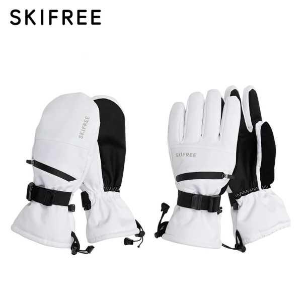 Skifree-男性と女性のための防風スキーグローブ、厚く、防水、暖かい乗馬、スノーボード、スキー、...