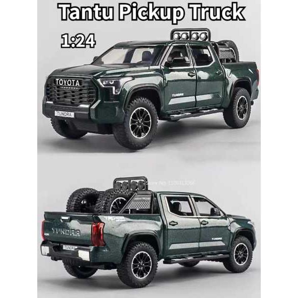 Tantu-男の子用ピックアップトラック玩具、1:24合金、モデルカー、シミュレーション、金属、ダイ...