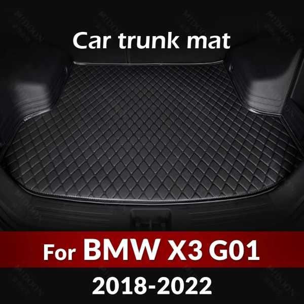 車のトランク用のカスタムインテリアマット 車のインテリアデザイン bmw x3 g01 2018 2...