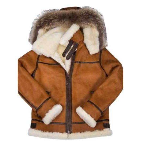 メンズフェイクレザージャケット 秋冬コート フード付き暖かいパッチワークジャケット ブラウンのアウタ...