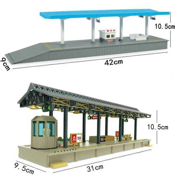 鉄道ステーション1/87自由奔放に生きる モデル 電車のシーン ミニチュアコレクション 砂 テーブル...