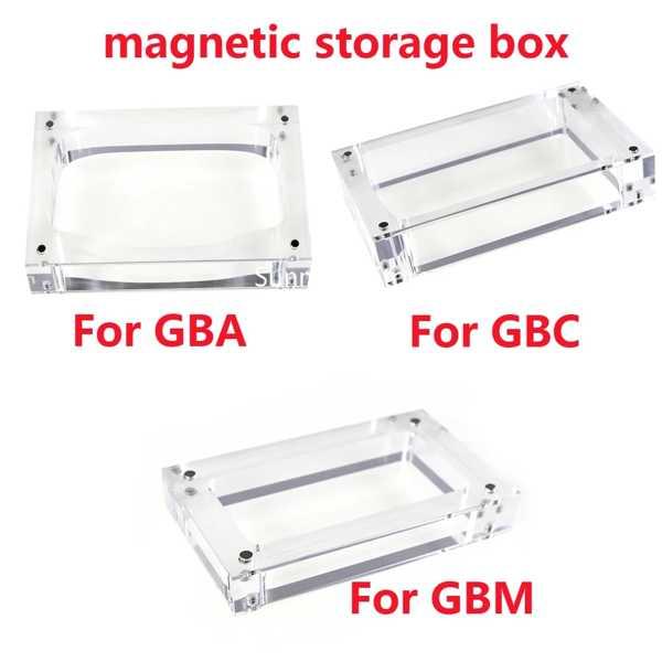 Gba gbc gbm用アクリル磁気ケース コンソール収納ボックス ゲームボーイ カラー 透明性