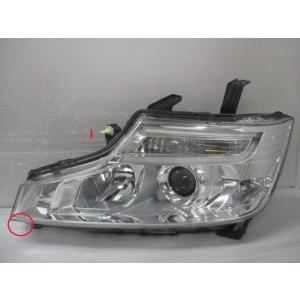 ステップワゴンスパーダ DBA-RK5 左ヘッドランプ 後期 HID