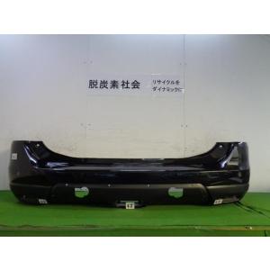 エクストレイル NT32 RバンパーASSY 前期　G41　ブラックパール　バンパーガード穴有　85...