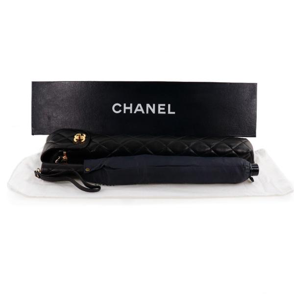 CHANEL シャネル 傘 マトラッセ 95A A05603X01019 その他雑貨 ラムスキン×ナ...