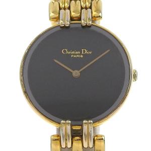 極美品12Pダイヤ】ディオール バギーラ D44-120 クォーツ レディース クリスチャンディオール Christian Dior D44-120 バギラ 12P