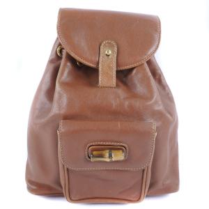 GUCCI（グッチ） 003.2058.0300.5 ミニバックパック バンブー ブラック