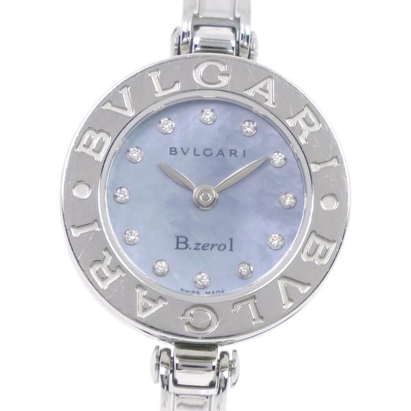 BVLGARI ブルガリ Bzero1 ビーゼロワン 12Pダイヤ BZ22SS 腕時計 SS クオ...