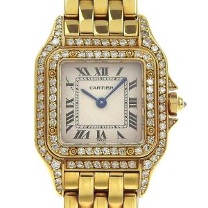 CARTIER カルティエ パンテールSM cal.157 WF3072B9 腕時計 K18YG×ダイヤモンド クオーツ アナログ表示 レディース【90000174】中古