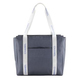 CHANEL（シャネル） トラベルライン 巾着 ポーチ ナイロン 黒