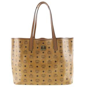 MCM（エムシーエム） 経堂) ヴィセトス ロゴ トートバッグ ブラウン