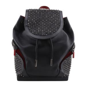Christian Louboutin クリスチャンルブタン エクスプローラーファンク スタッズ リュック・デイパック レザー 黒 メンズ【I131826096】中古