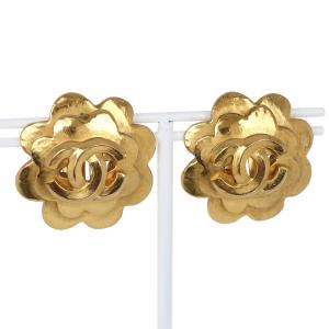 CHANEL（シャネル） ココマーク ヴィンテージ ピアス ゴールド メッキ