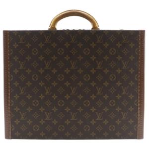 LOUIS VUITTON ルイ・ヴィトン プレジデント M53012 AS0052 トランク モノグラムキャンバス 茶 ユニセックス【I171526029】中古