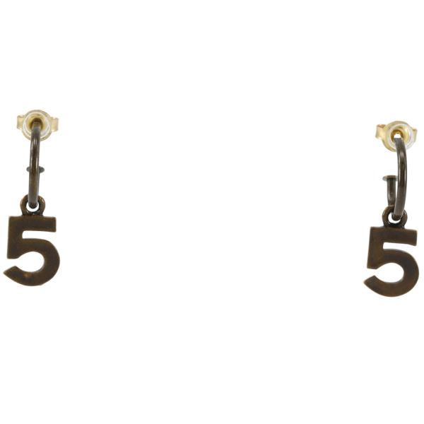 CHANEL シャネル No.5 ヴィンテージ 97A.A09637 ピアス 金メッキ 約2.2g ...