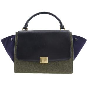 CELINE（セリーヌ） トラペーズ スモール ブランドオフ レザー