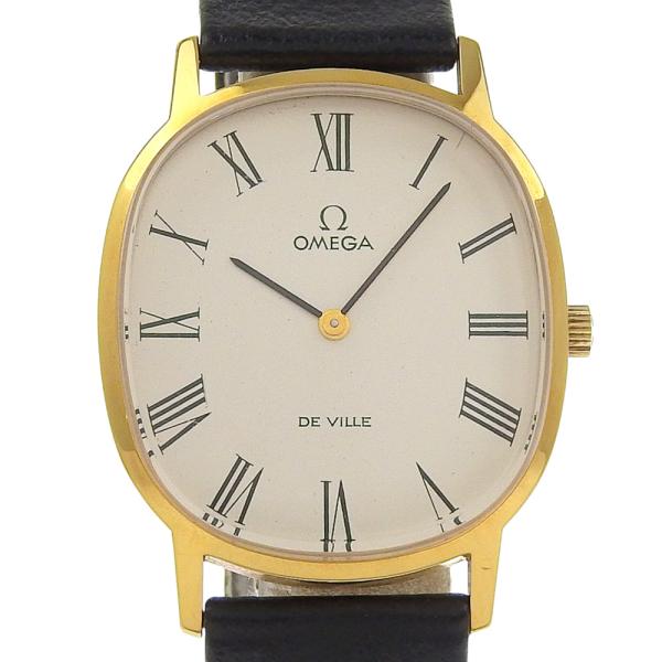 OMEGA オメガ デビル cal.625 腕時計 SS×レザー 手巻き アナログ表示 レディース ...