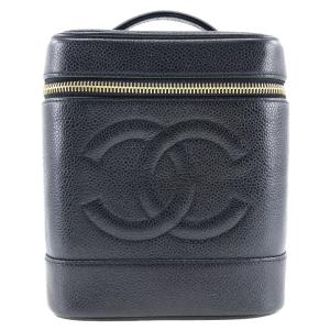 K45 VERSACE ヴェルサーチ バニティバック 化粧バック コスメ VERSACE（ヴェルサーチェ） バニティバッグ ブラック 黒 ゴールド金具