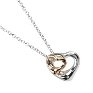 TIFFANY&Co. ティファニー ダブル オープンハート ネックレス 