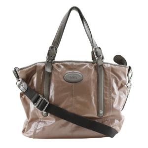 極美品 トッズ ゴンミーニ マイキー ボウラー 2way ショルダーバッグ 赤 TOD'S（トッズ） マイキー ゴンミーニ ミニボウラー 2way ショルダー