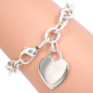 TIFFANY&Co.（ティファニー） ダブルハート ブレスレット シルバー925