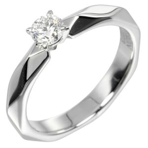 Boucheron ブシュロン ファセット ダイヤモンド リング K18PG BOUCHERON 】ブシュロン ファセット 3ダイヤモンド リング ミディアム