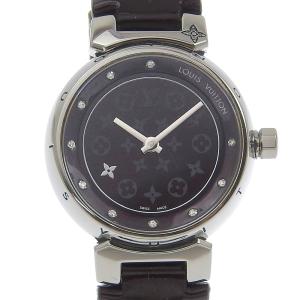 ルイ・ヴィトン LOUIS VUITTON Q1M05 タンブールビジュ クォーツ レディース _898234【ev10】 LOUIS VUITTON（ルイ・ヴィトン） LOUIS VUITTON Q1M05 タンブール