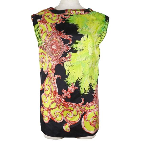 VERSACE ジャンニ・ヴェルサーチ メデューサ ノースリーブ その他トップス シルク 黒 レディ...