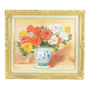 小倉遊亀】「山茶花」 木版画 67/250 絵画 ユニセックス【38300303