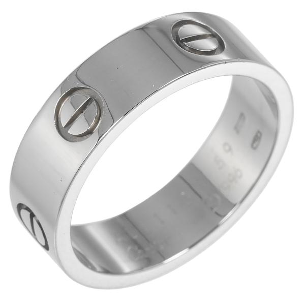 カルティエ ラブ リング 18号 指輪 K18WG ホワイトゴールド 約9g CARTIER【S19...
